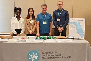 Consortium members host table at AMMPA 2019