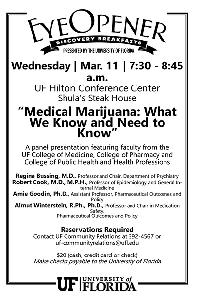 Flyer for the EyeOpener Breakfast