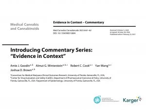 Screenshot of the Introducing Commentary Series: Evidence in Context journal article